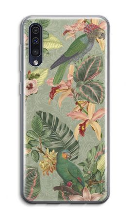 Tropical jungle parrot