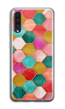 Hexagons in stained glass