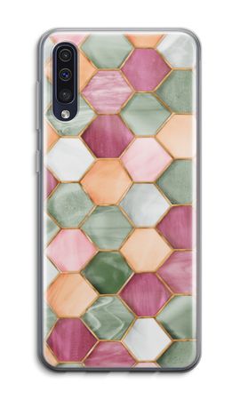 Hexagons in stained glass