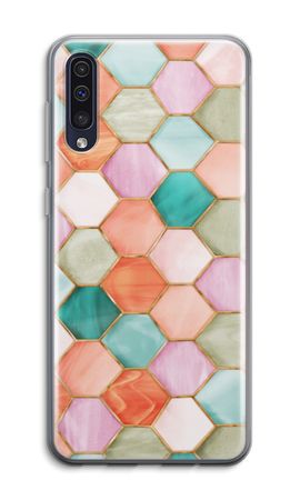 Hexagons in stained glass