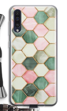 Hexagons in stained glass