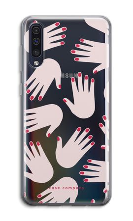 Hands pink