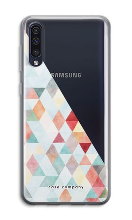 Coloured triangles pastel