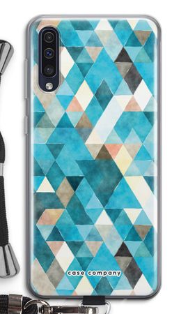 Coloured triangles blue