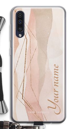 Gold Lines Namecase - Blush