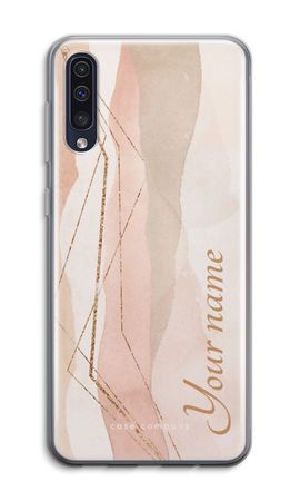Gold Lines Namecase - Blush