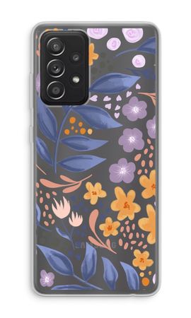 Flowers with blue leaves