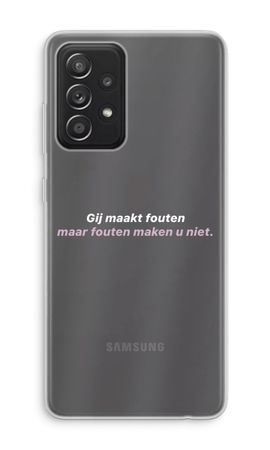 Fouten maken u niet