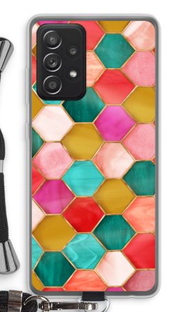 Hexagons in stained glass