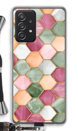 Hexagons in stained glass