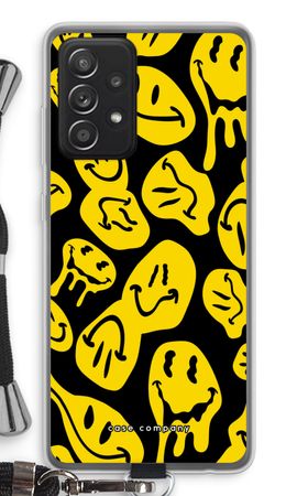 Schmelzendes Smiley-Gesicht - Gelb