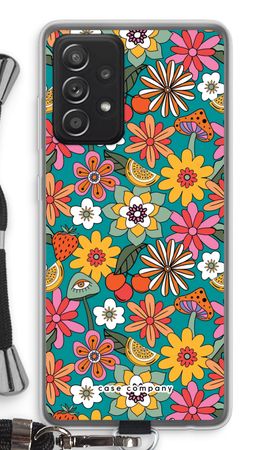 Retro Blumen N°2 - Blau