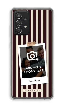 Polaroid - Retro, Samsung Galaxy A52 soft hoesje