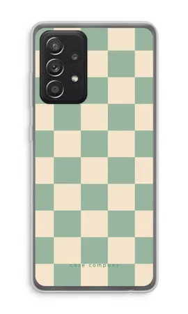 Checkered Mint, Mehki ovitek Samsung Galaxy A52s 5G