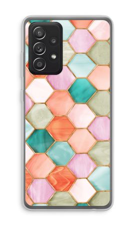 Hexagons in stained glass