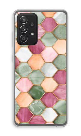 Hexagons in stained glass