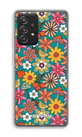 Retro Bloemen N°2 - Blauw