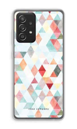 Coloured triangles pastel