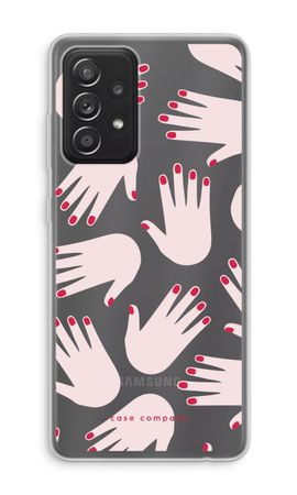 Hands pink
