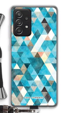 Coloured triangles blue