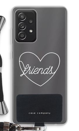 Friends heart pastel