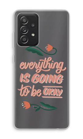 Optimistic flower girl