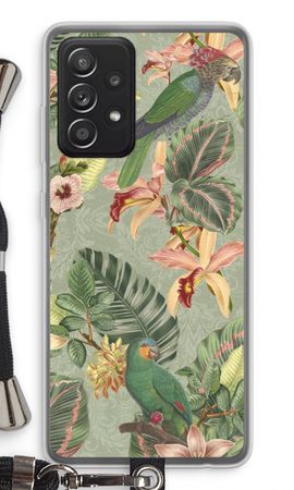 Tropical jungle parrot