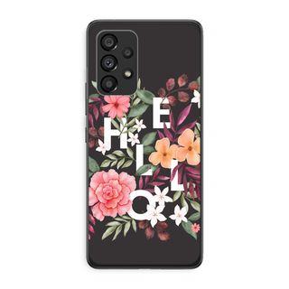 Hello in flowers