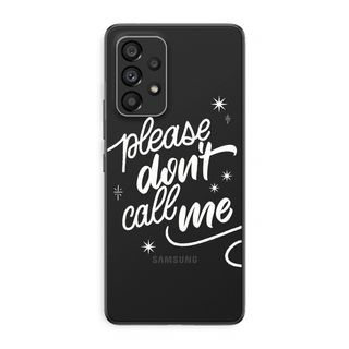 Don't call