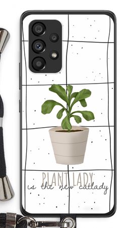 Houseplant on windowpane