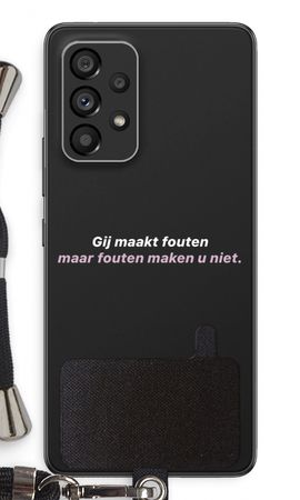 Fouten maken u niet