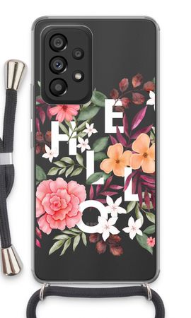 Hello in flowers