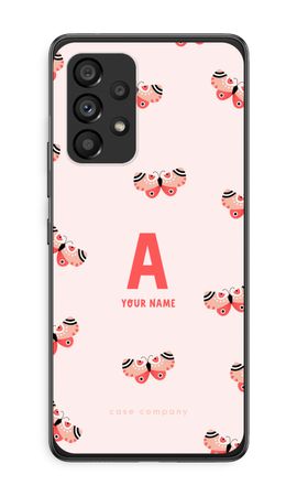 Rosy Butterflies Monogram