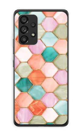 Hexagons in stained glass