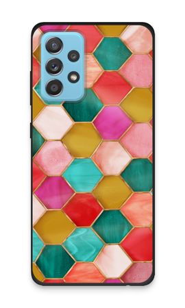 Hexagons in stained glass