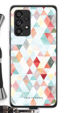 Coloured triangles pastel