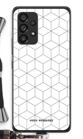 Cubes black and white