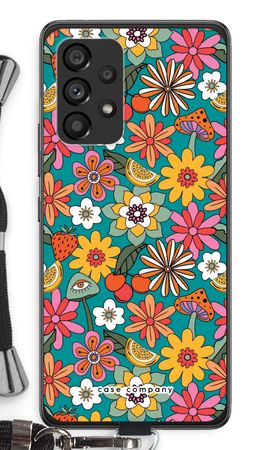 Retro Bloemen N°2 - Blauw