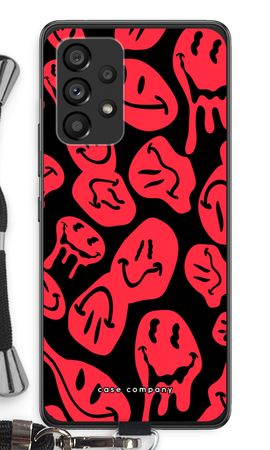 Smeltende Smiley - Rood