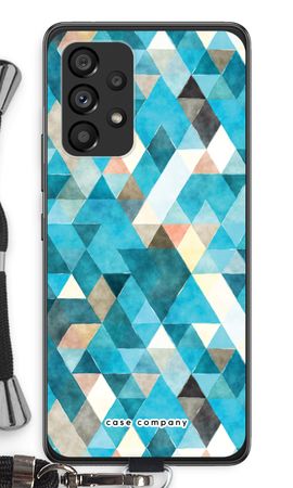 Coloured triangles blue