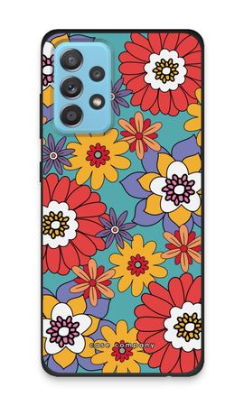Retro Flowers - Blue