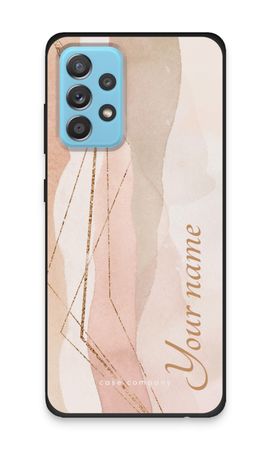 Gold Lines Namecase - Blush