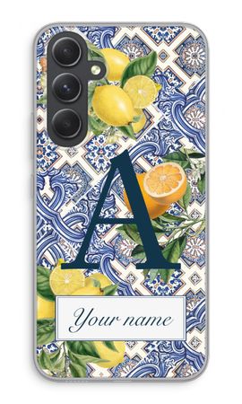 Monogram Tuiles bleues