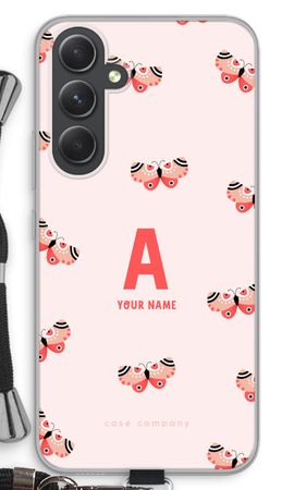 Rosy Butterflies Monogram