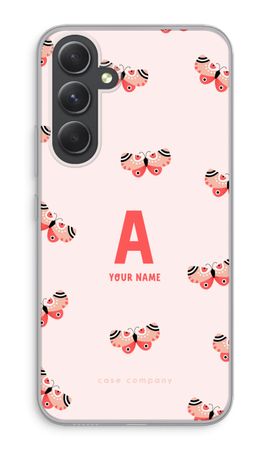 Rosy Butterflies Monogram