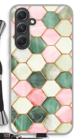 Hexagons in stained glass