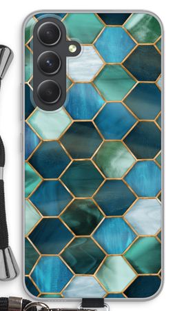 Hexagons in stained glass