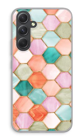 Hexagons in stained glass