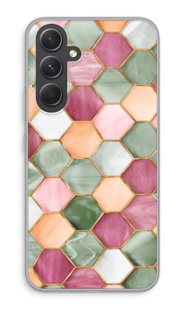 Hexagons in stained glass