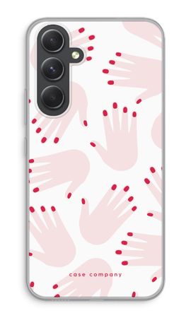 Hands pink